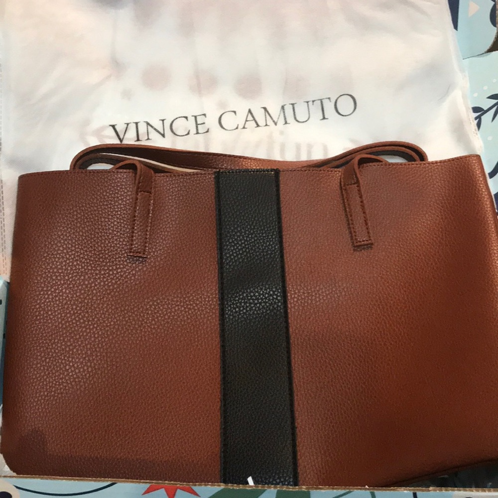 Vince Camuto tote red desert